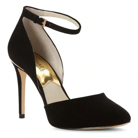 MICHAEL Michael Kors Shoes Michael Kors Georgia Black Suede